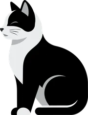 微笑む猫